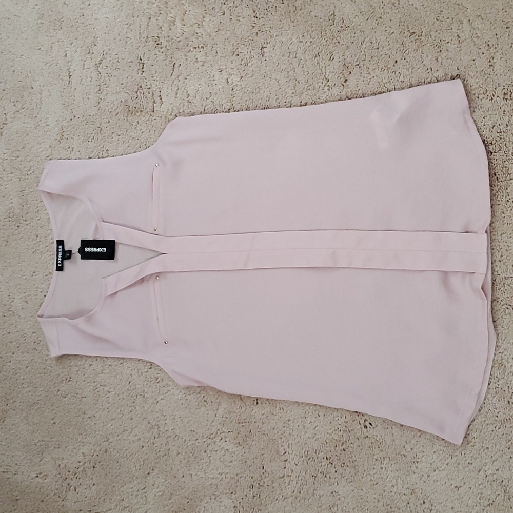 Express Satin V-Neck Hudson Tank